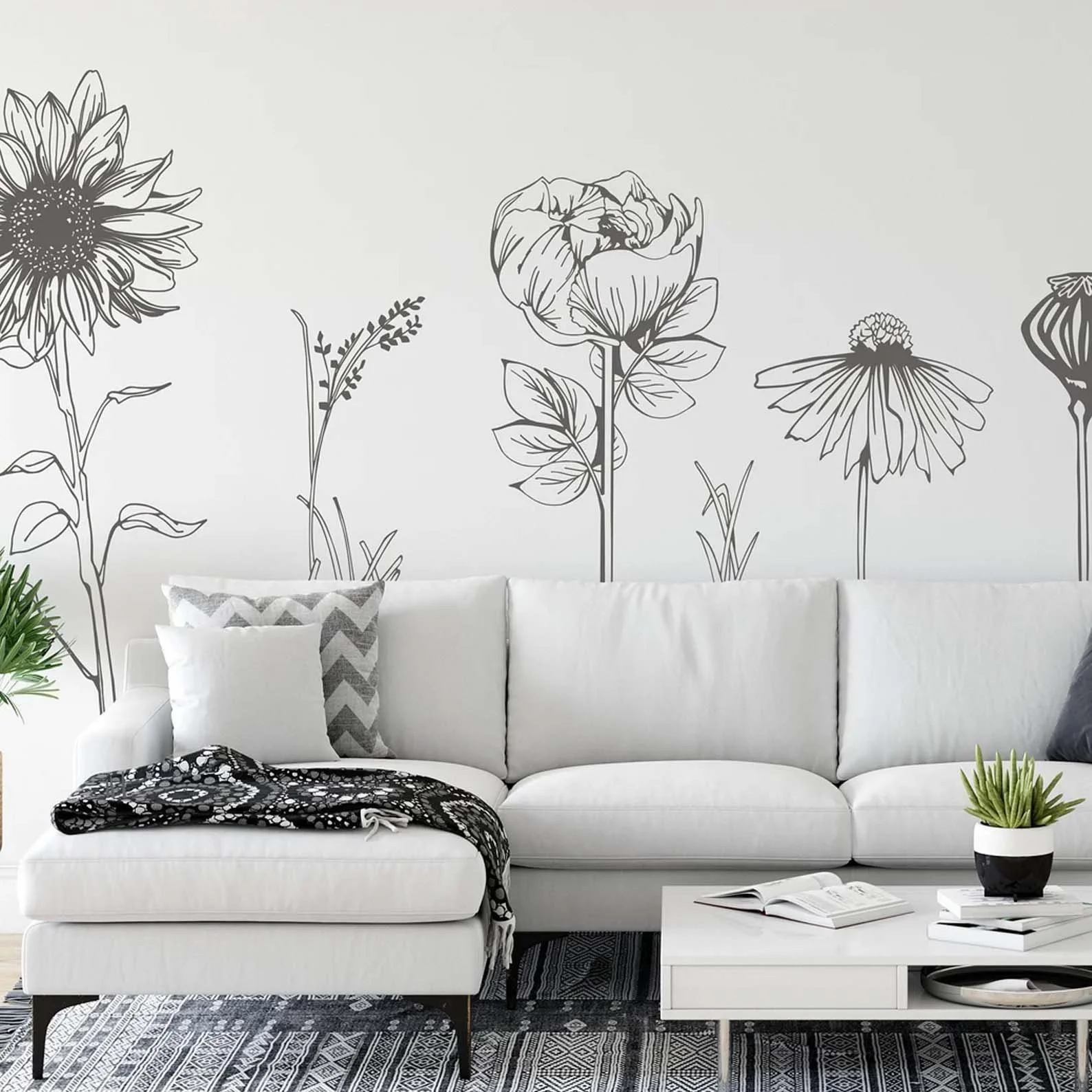 Decorative vinyl best sale wall decals